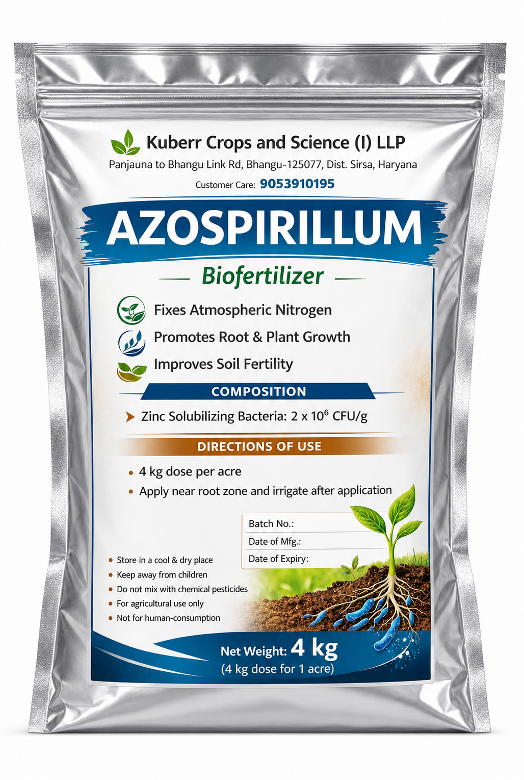 Azospirillum Bio Fertilizer