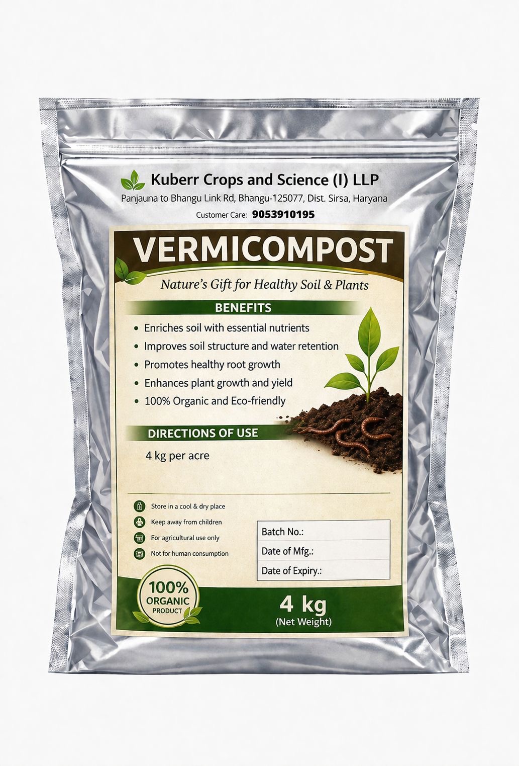 Vermicompost Organic Fertilizer
